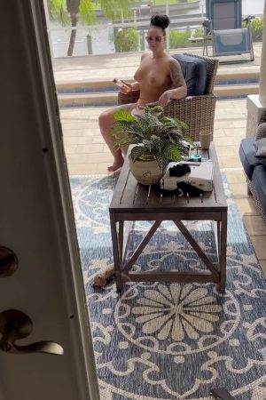 An appealing woman with a stunning tattoo and glossy glasses is getting her thick, oiled ass passionately fucked until it’s filled with a steamy creampie. Man, that BBW sure knows how to ride a cock